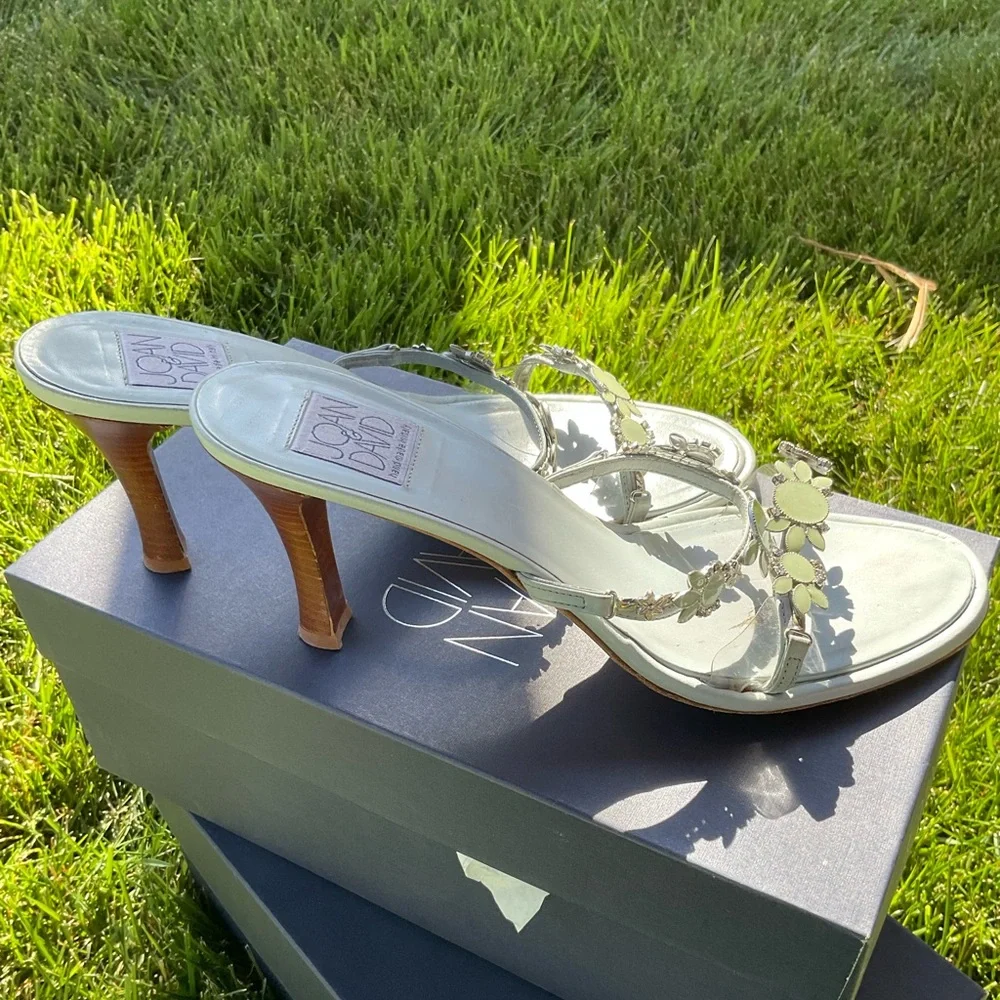 Joan & David Reef Sandal Blue Leather - Picture 9 of 10